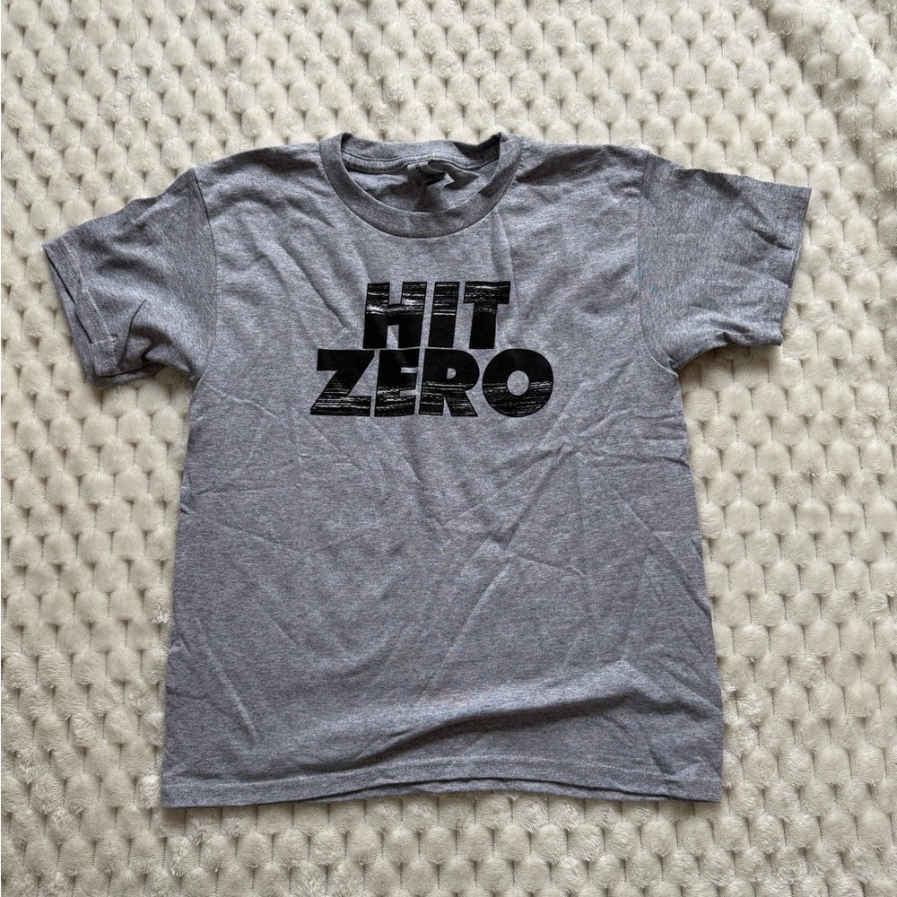Youth Hit Zero cheer T-shirt lot gray